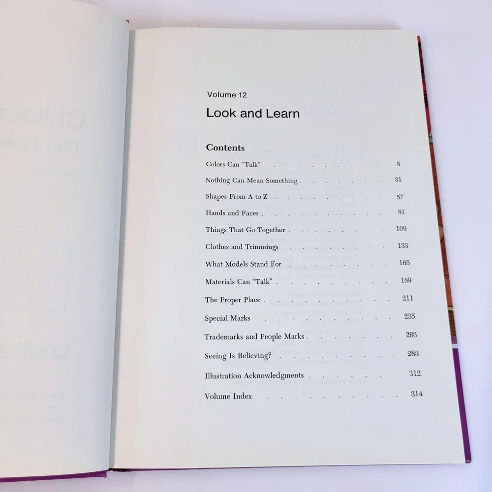 Childcraft Look and Learn Volume 12 Hardcover Vintage 1988 Book